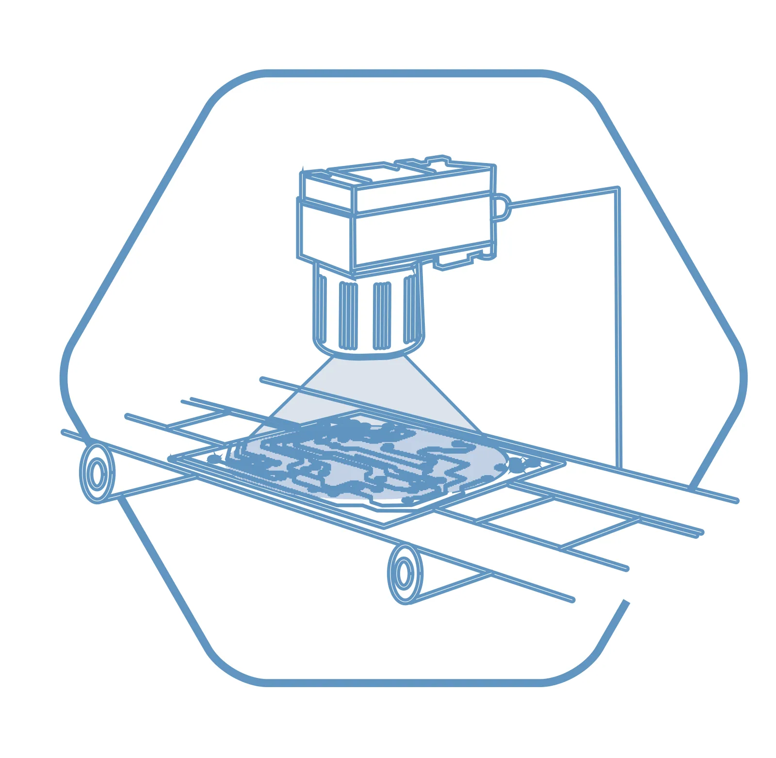 Machine vision inspection illustration