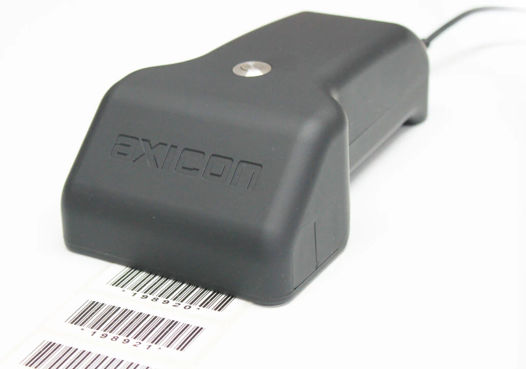 Axicon 6100-S verifying a printed barcode